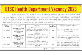 btsc health department vacancy 2023,